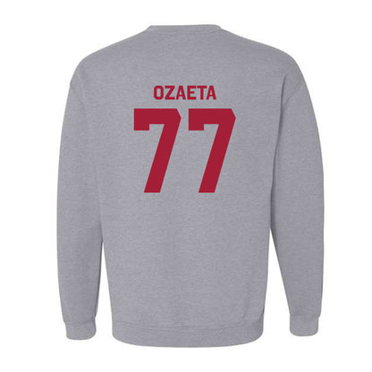 Oklahoma - NCAA Football : Heath Ozaeta - Classic Shersey Crewneck Sweatshirt-1