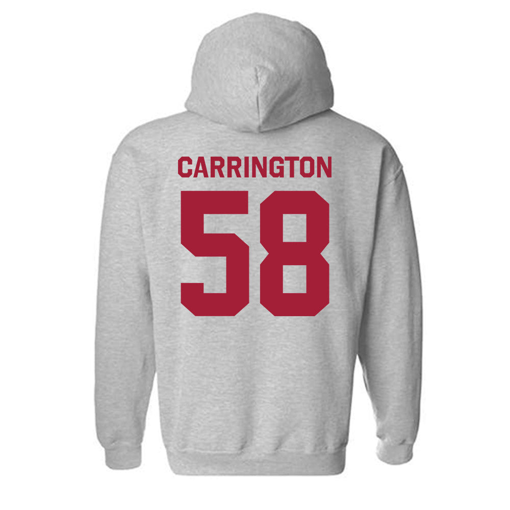 Oklahoma - NCAA Football : James Carrington - Classic Shersey Hooded Sweatshirt-1