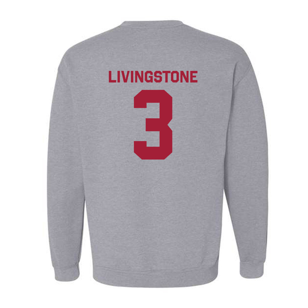 Oklahoma - NCAA Football : Parker Livingstone - Classic Shersey Crewneck Sweatshirt-1