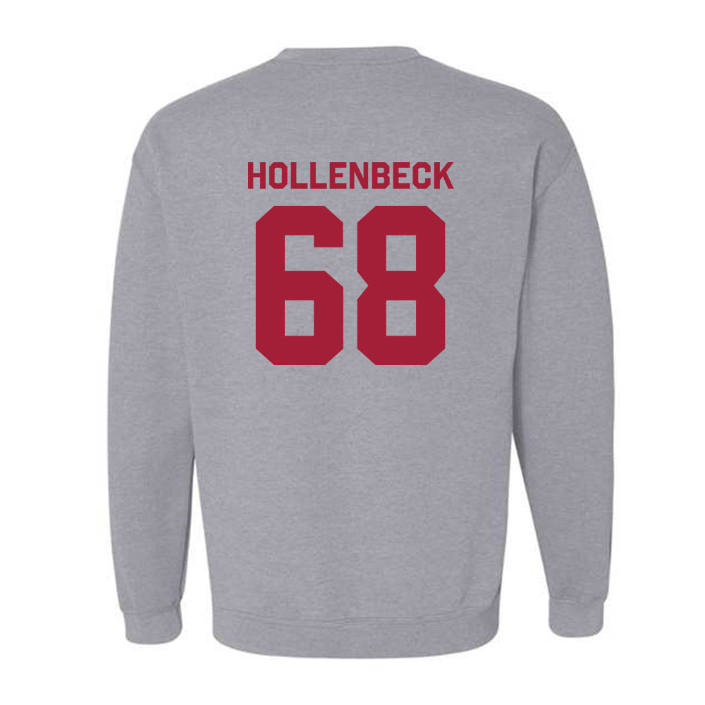 Oklahoma - NCAA Football : Owen Hollenbeck - Classic Shersey Crewneck Sweatshirt-1
