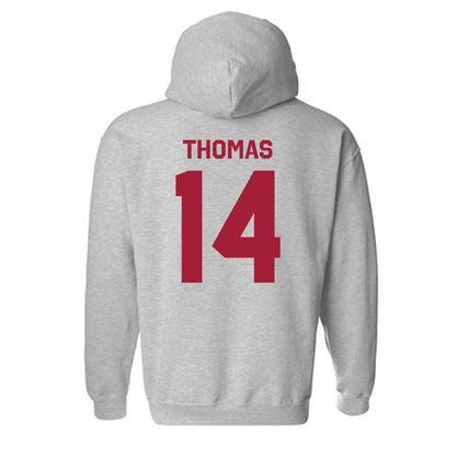 Oklahoma - NCAA Football : Elijah Thomas - Classic Shersey Hooded Sweatshirt-1