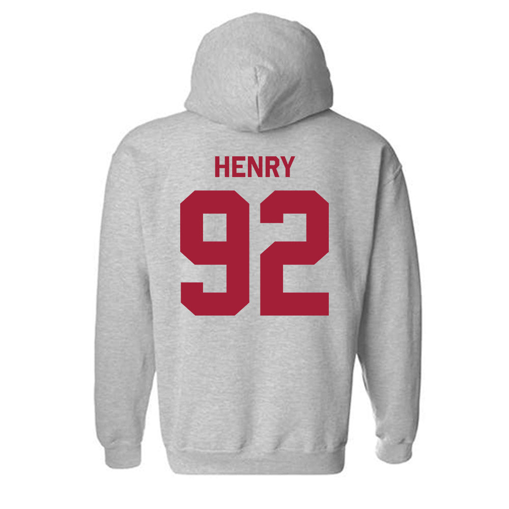 Oklahoma - NCAA Football : Jacob Henry - Classic Shersey Hooded Sweatshirt-1