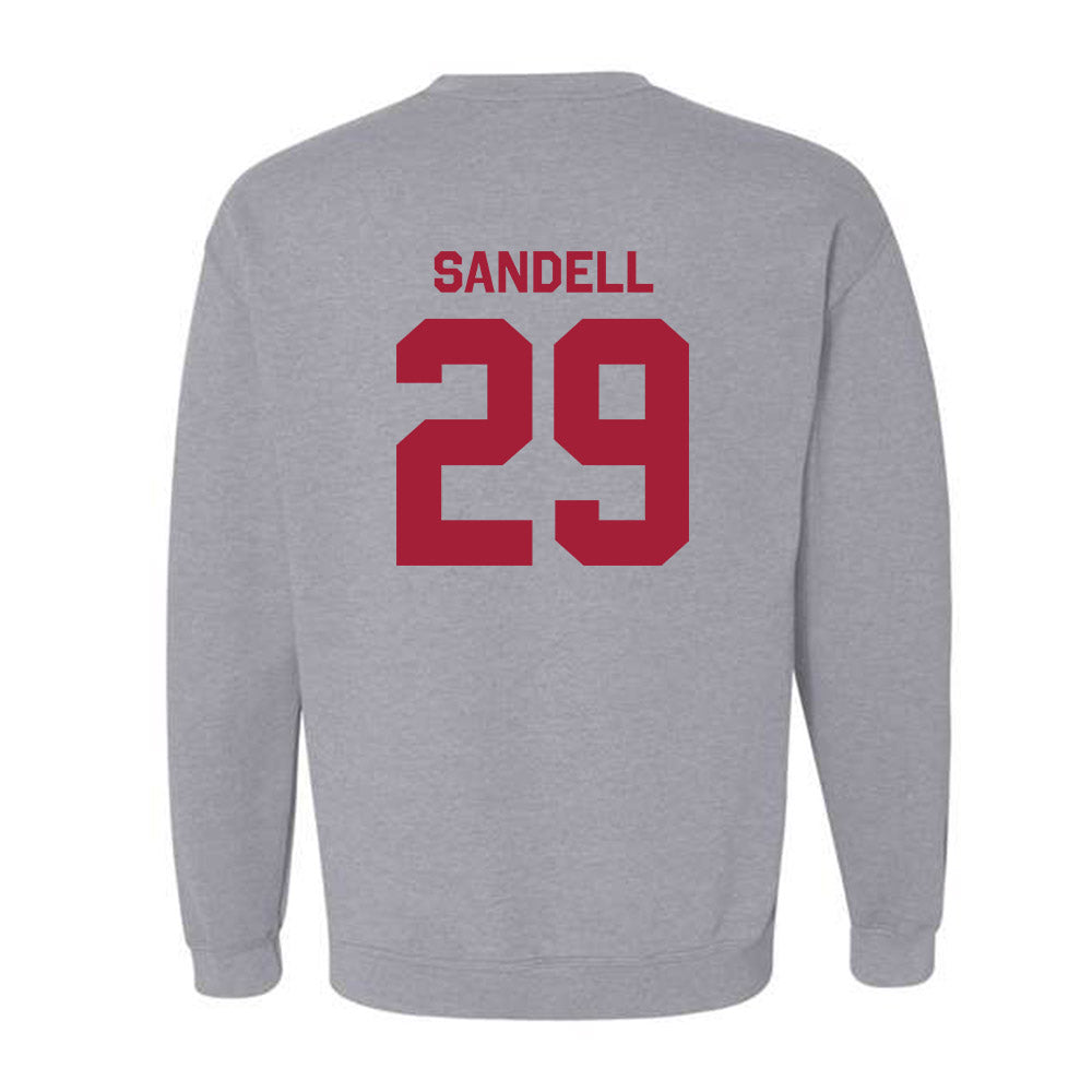 Oklahoma - NCAA Football : Tate Sandell - Classic Shersey Crewneck Sweatshirt-1