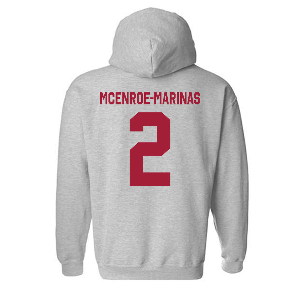 Oklahoma - NCAA Softball : Nelly McEnroe-Marinas - Classic Shersey Hooded Sweatshirt-1