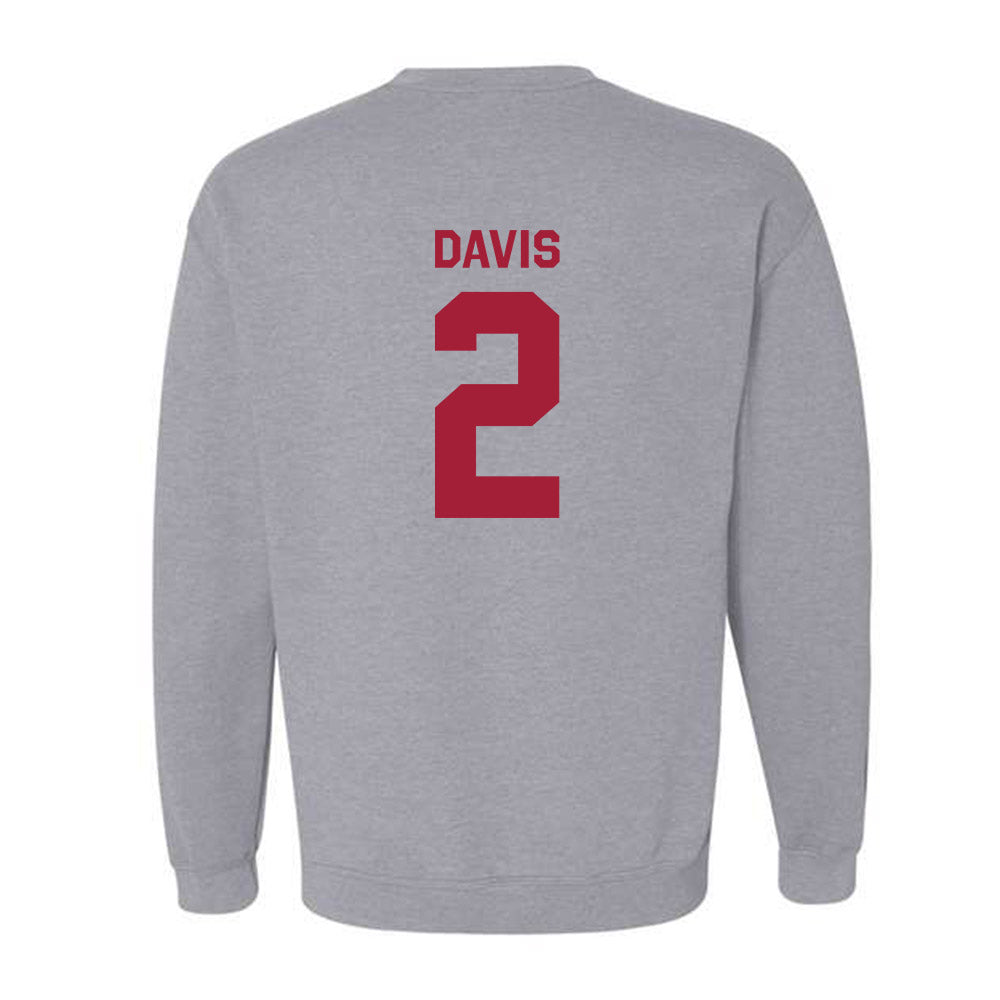 Oklahoma - NCAA Baseball : Myles Davis - Classic Shersey Crewneck Sweatshirt-1