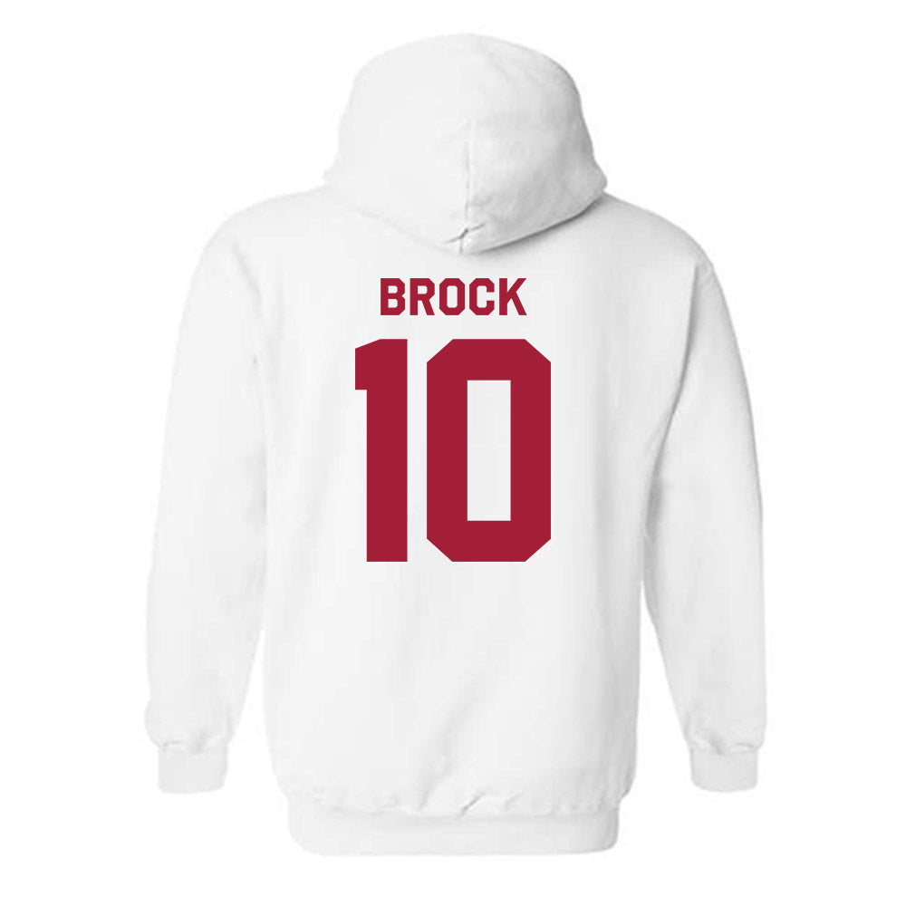 Oklahoma - NCAA Baseball : Brendan Brock - Classic Shersey Hooded Sweatshirt-1