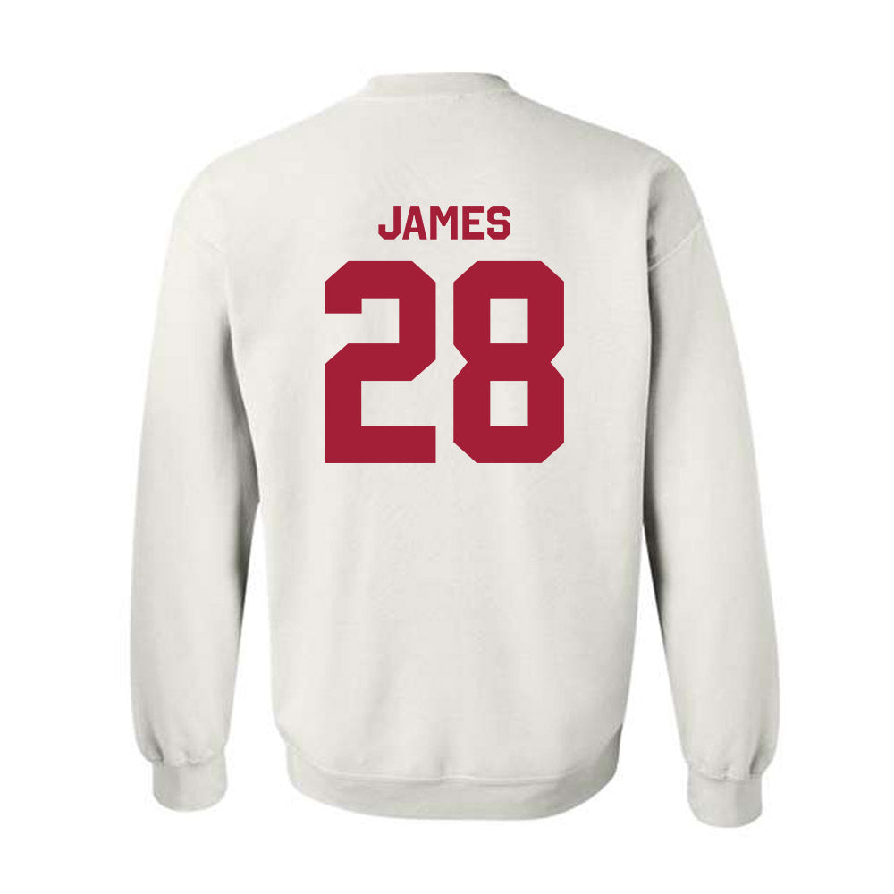 Oklahoma - NCAA Football : Marcus James - Classic Shersey Crewneck Sweatshirt-1