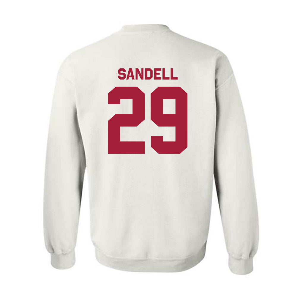 Oklahoma - NCAA Football : Tate Sandell - Classic Shersey Crewneck Sweatshirt-1