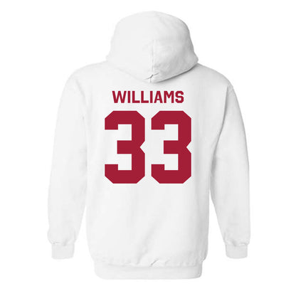 Oklahoma - NCAA Baseball : Isaac Williams - Classic Shersey Hooded Sweatshirt-1