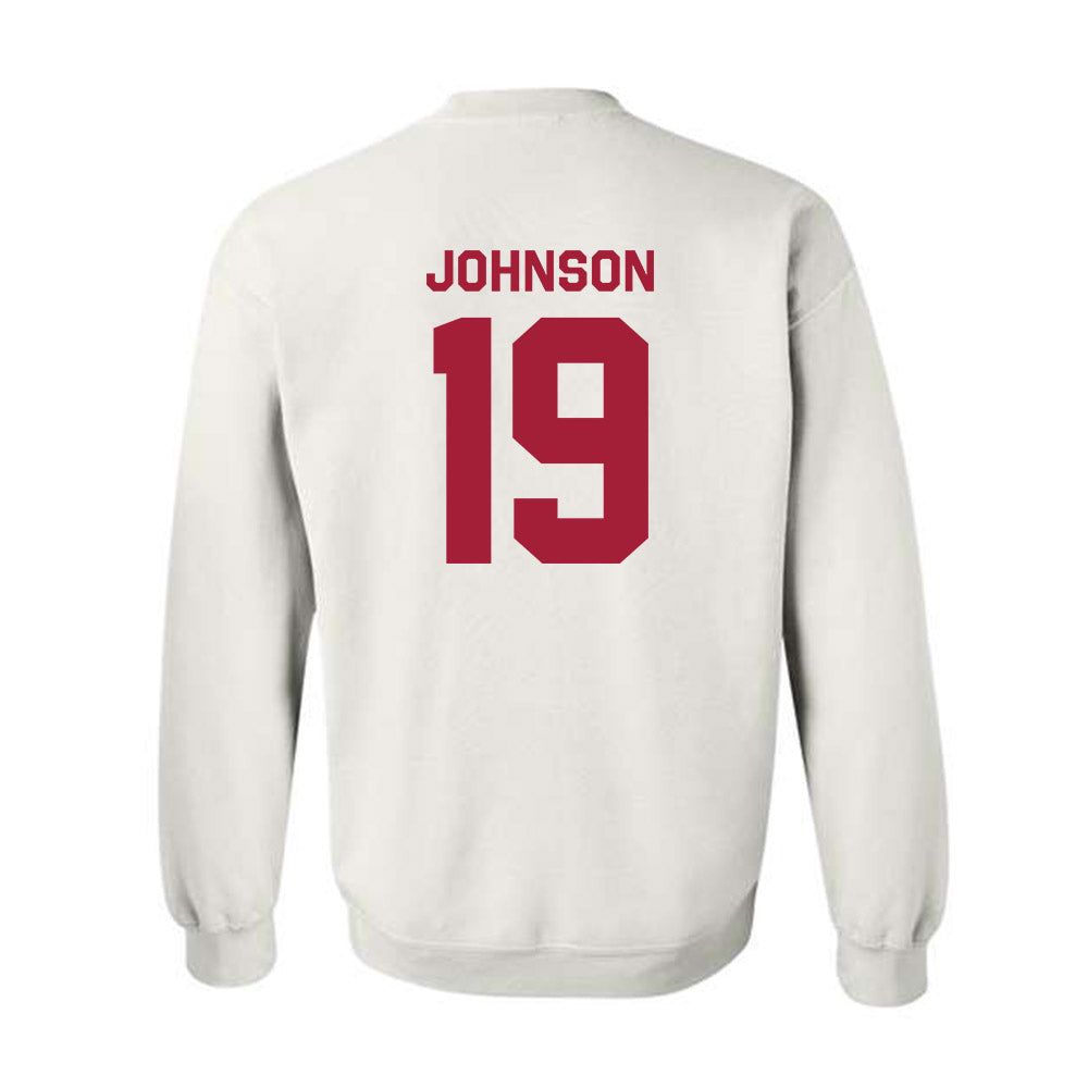 Oklahoma - NCAA Football : Jacobe Johnson - Classic Shersey Crewneck Sweatshirt-1