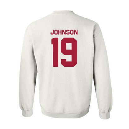 Oklahoma - NCAA Football : Jacobe Johnson - Classic Shersey Crewneck Sweatshirt-1
