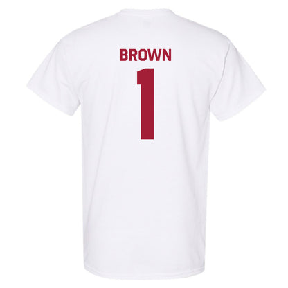 Oklahoma - NCAA Men's Basketball : Xzayvier Brown - Classic Shersey T-Shirt-1
