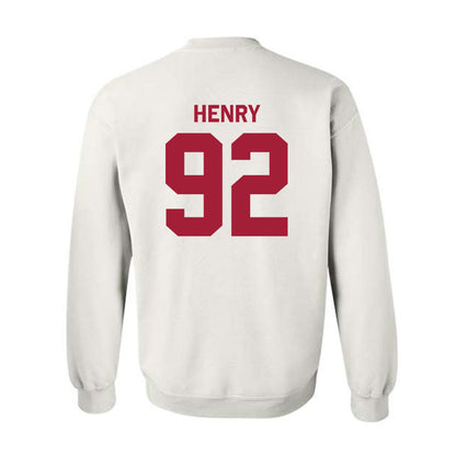 Oklahoma - NCAA Football : Jacob Henry - Classic Shersey Crewneck Sweatshirt-1