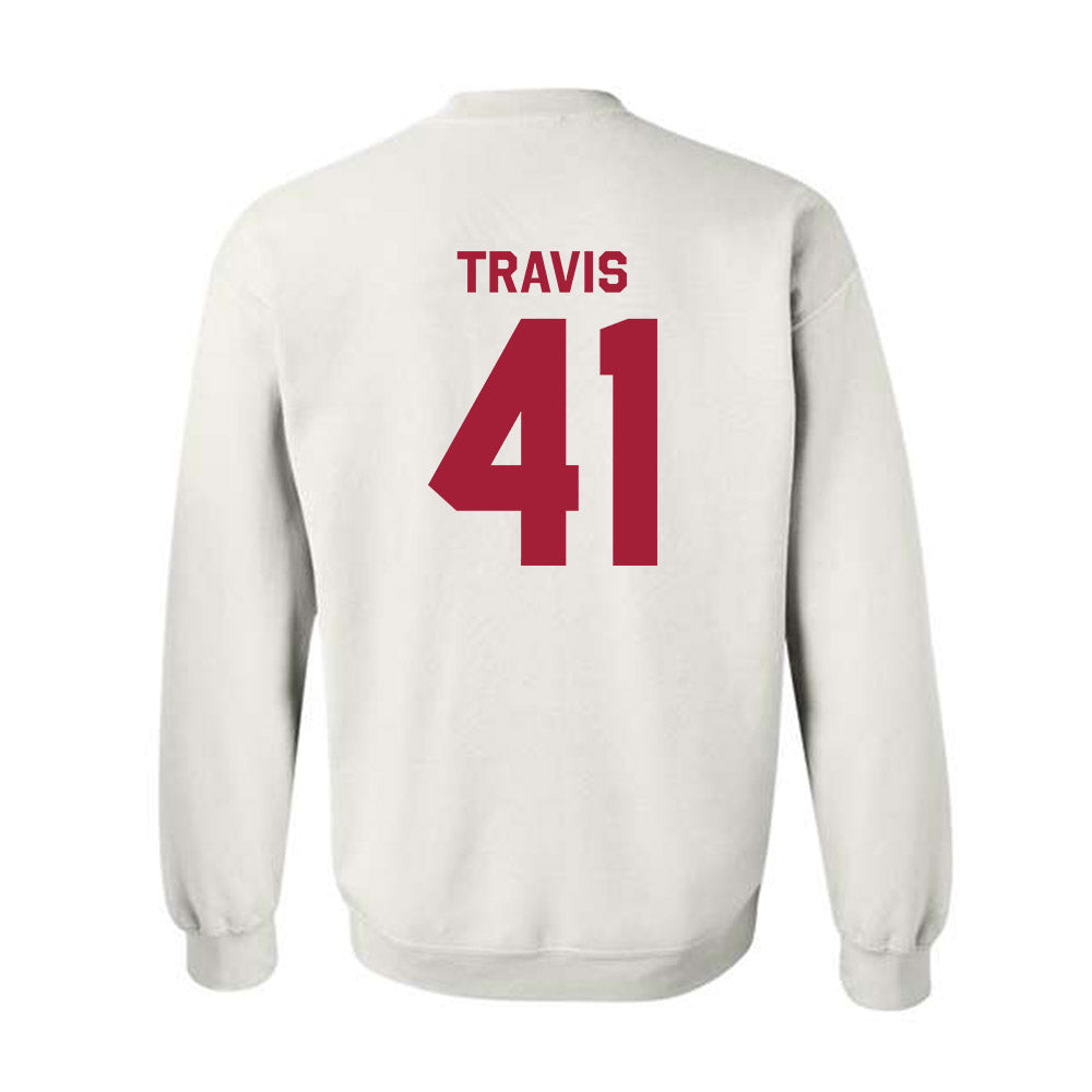 Oklahoma - NCAA Football : Barrett Travis - Classic Shersey Crewneck Sweatshirt-1