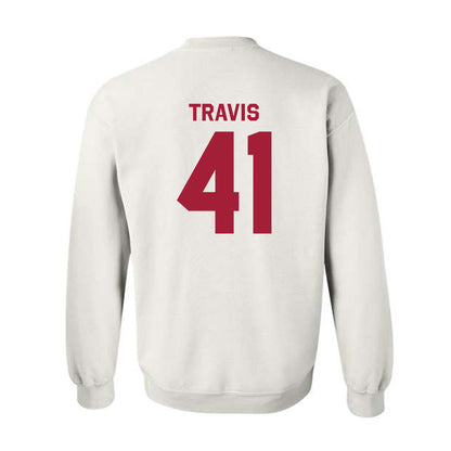 Oklahoma - NCAA Football : Barrett Travis - Classic Shersey Crewneck Sweatshirt-1