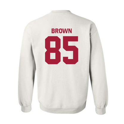 Oklahoma - NCAA Football : Trey Brown - Classic Shersey Crewneck Sweatshirt-1