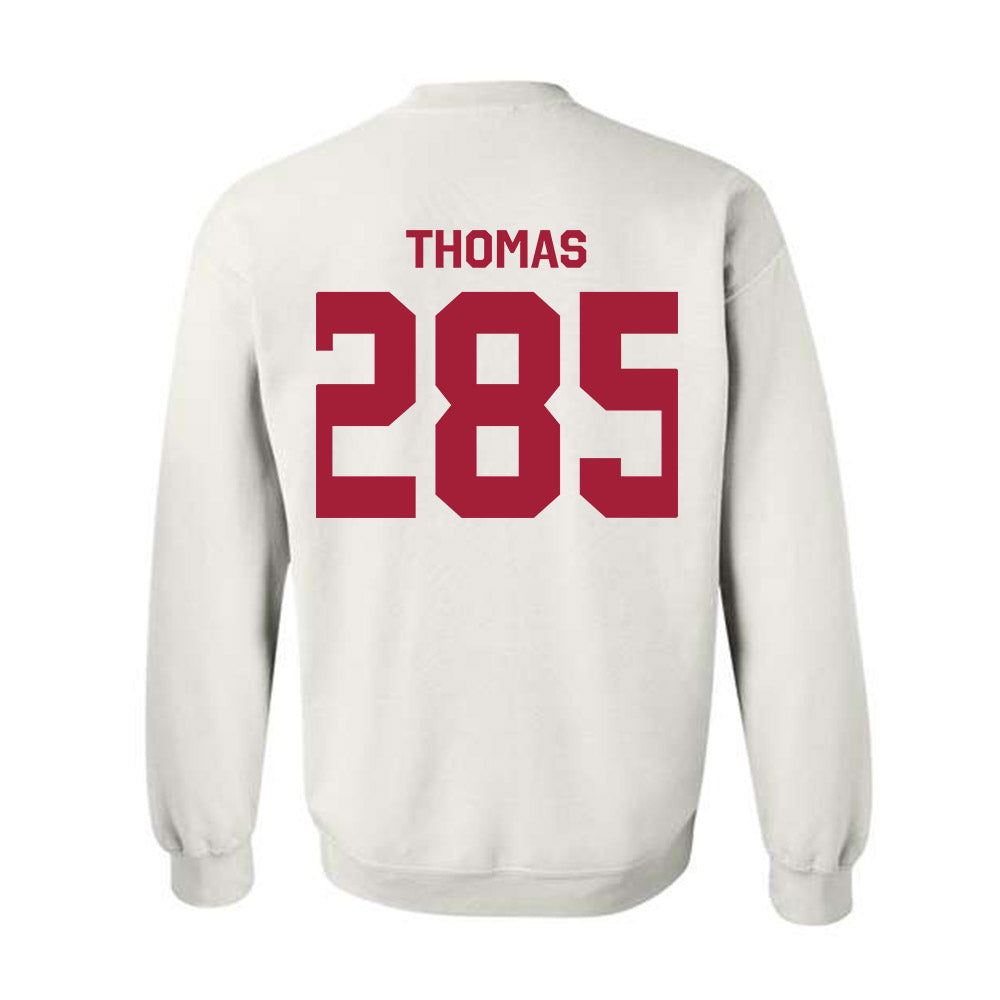 Oklahoma - NCAA Wrestling : Ricky Thomas - Classic Shersey Crewneck Sweatshirt-1