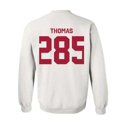 Oklahoma - NCAA Wrestling : Ricky Thomas - Classic Shersey Crewneck Sweatshirt-1