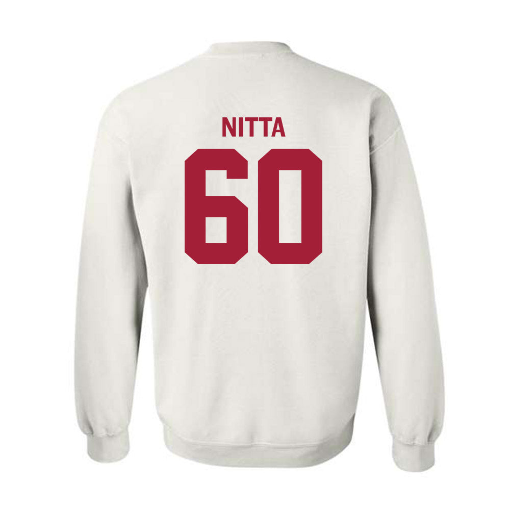 Oklahoma - NCAA Football : Caleb Nitta - Classic Shersey Crewneck Sweatshirt-1