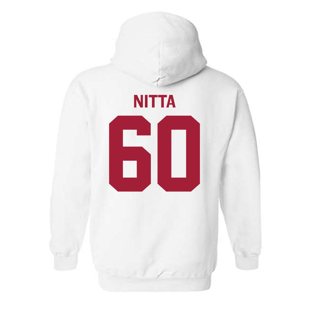 Oklahoma - NCAA Football : Caleb Nitta - Classic Shersey Hooded Sweatshirt-1