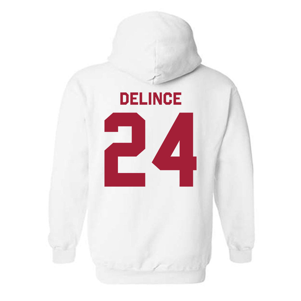 Oklahoma - NCAA Women's Volleyball : Halle Delince - Classic Shersey Hooded Sweatshirt-2
