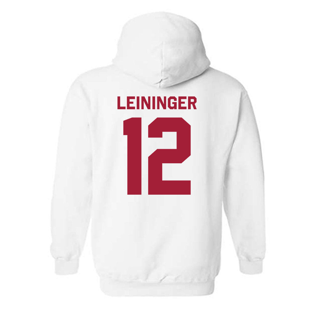 Oklahoma - NCAA Baseball : Ryley Leininger - Classic Shersey Hooded Sweatshirt-1