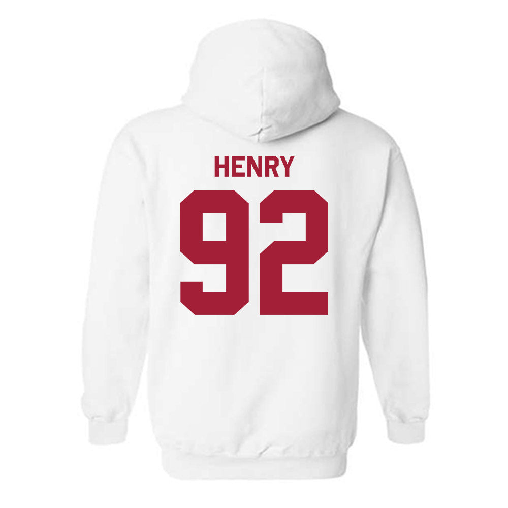 Oklahoma - NCAA Football : Jacob Henry - Classic Shersey Hooded Sweatshirt-1