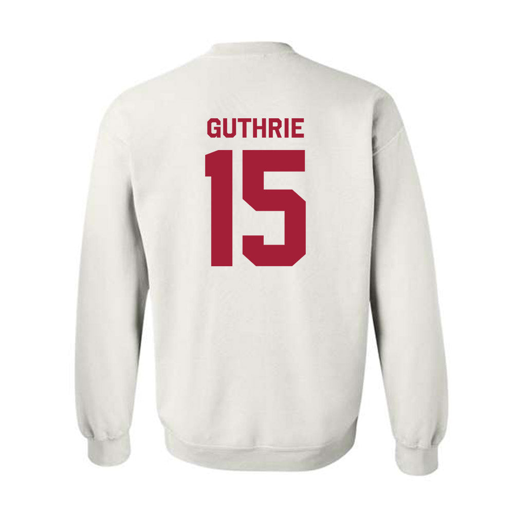 Oklahoma - NCAA Women's Soccer : Aly Guthrie - Classic Shersey Crewneck Sweatshirt-1