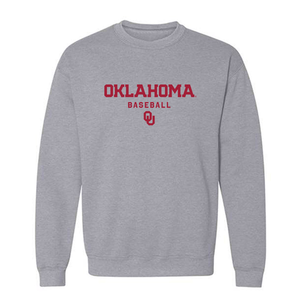 Oklahoma - NCAA Baseball : Myles Davis - Classic Shersey Crewneck Sweatshirt-0