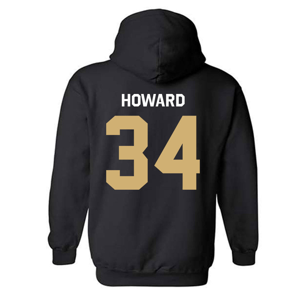 Vanderbilt - NCAA Football : Austin Howard - Classic Shersey Hooded Sweatshirt-1