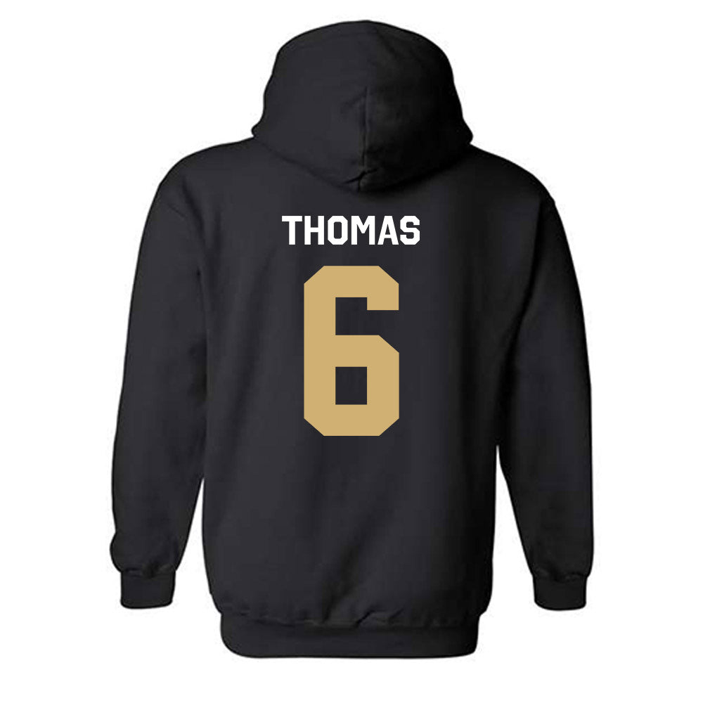 Vanderbilt - NCAA Football : Jacory Thomas - Classic Shersey Hooded Sweatshirt-1
