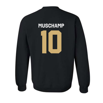 Vanderbilt - NCAA Football : Whit Muschamp - Classic Shersey Crewneck Sweatshirt-1