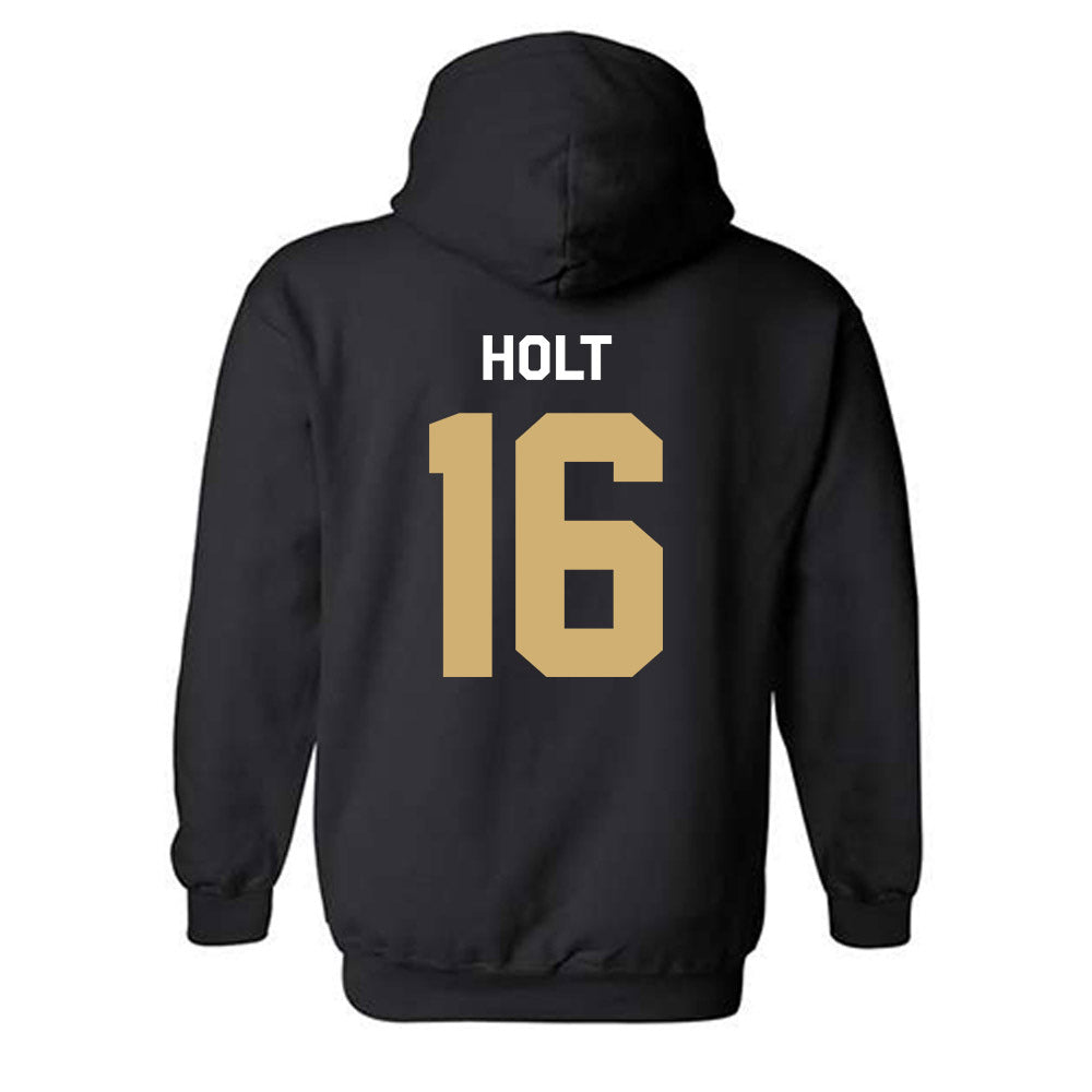 Vanderbilt - NCAA Baseball : Michael Holt - Classic Shersey Hooded Sweatshirt-1