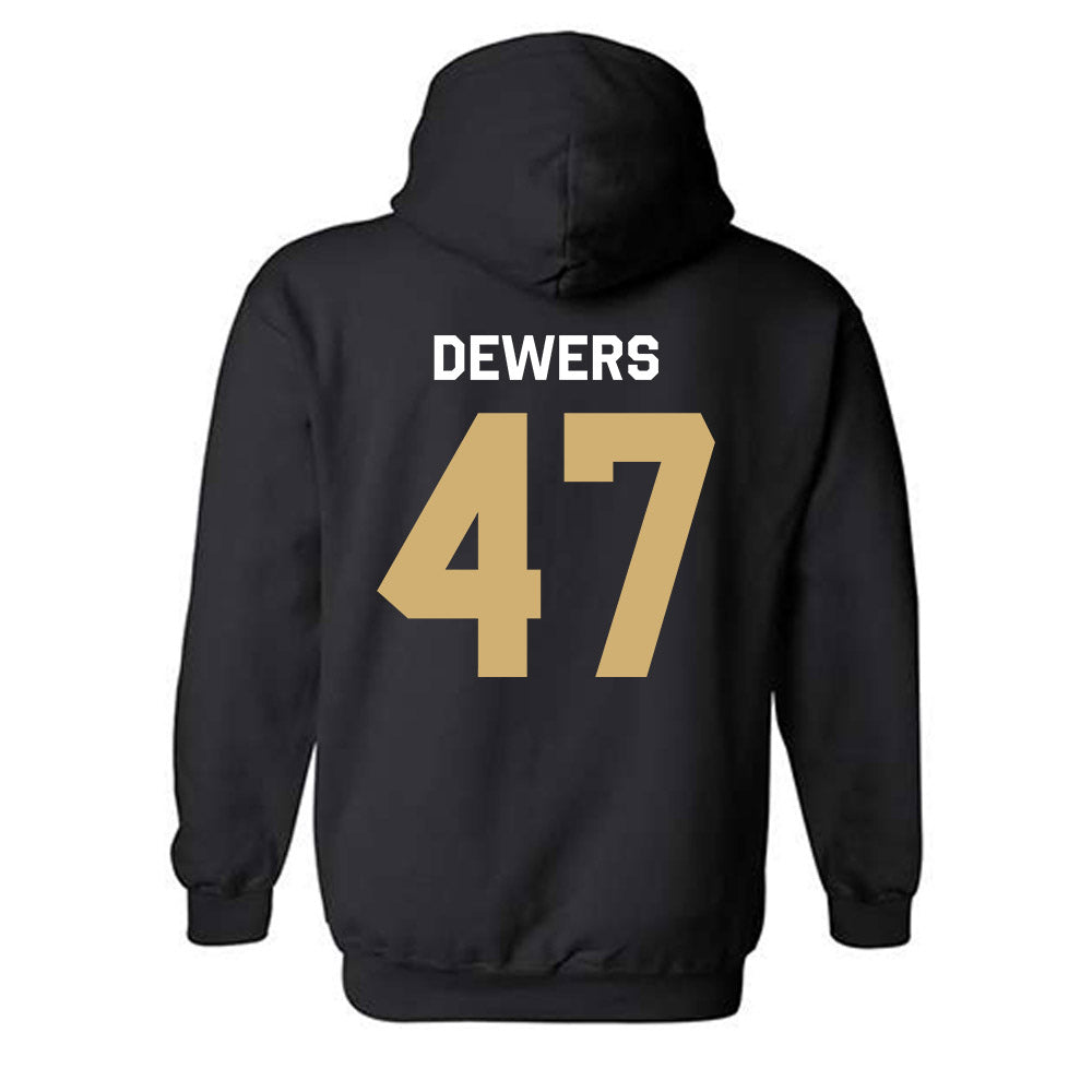Vanderbilt - NCAA Football : Justin Dewers - Classic Shersey Hooded Sweatshirt-1