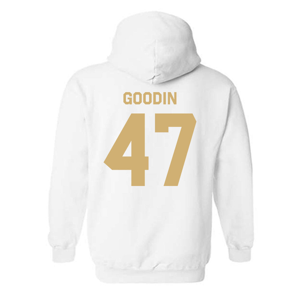 Vanderbilt - NCAA Baseball : Tommy Goodin - Classic Shersey Hooded Sweatshirt-1