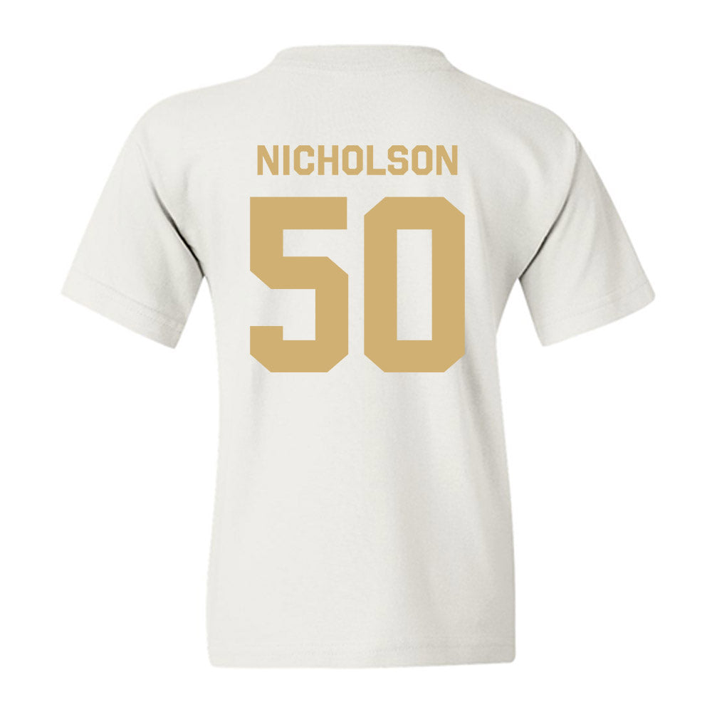 Vanderbilt - NCAA Men's Basketball : Mason Nicholson - Classic Shersey Youth T-Shirt-1