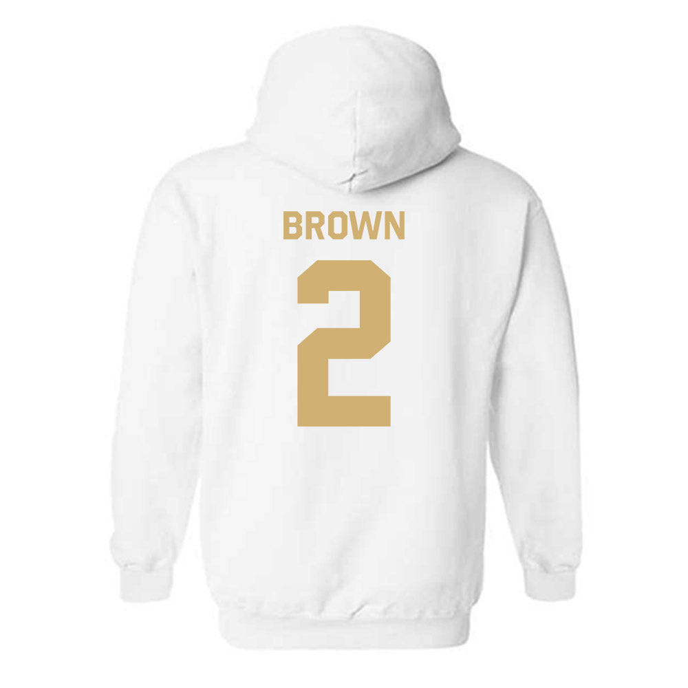 Vanderbilt - NCAA Women's Basketball : Jada Brown - Classic Shersey Hooded Sweatshirt-1