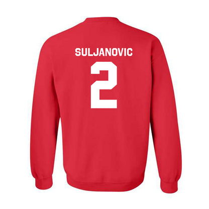 New Mexico - NCAA Men's Basketball : Imran Suljanovic - Classic Shersey Crewneck Sweatshirt-1