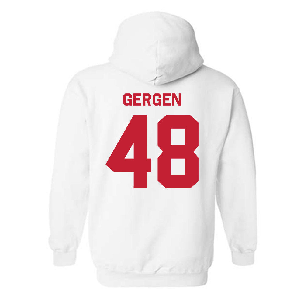 New Mexico - NCAA Baseball : Jacob Gergen - Classic Shersey Hooded Sweatshirt-1