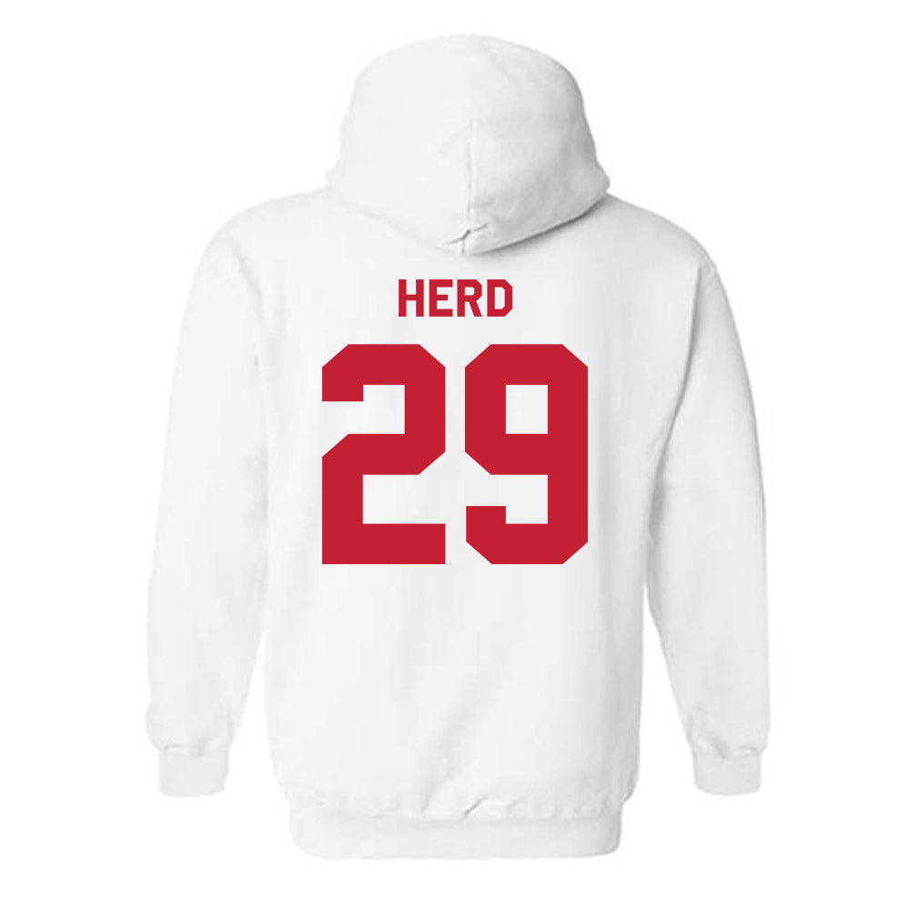 New Mexico - NCAA Baseball : Caleb Herd - Classic Shersey Hooded Sweatshirt-1