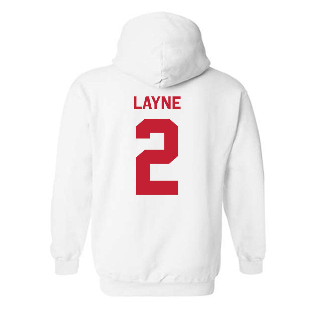 New Mexico - NCAA Football : Jack Layne - Classic Shersey Hooded Sweatshirt-1