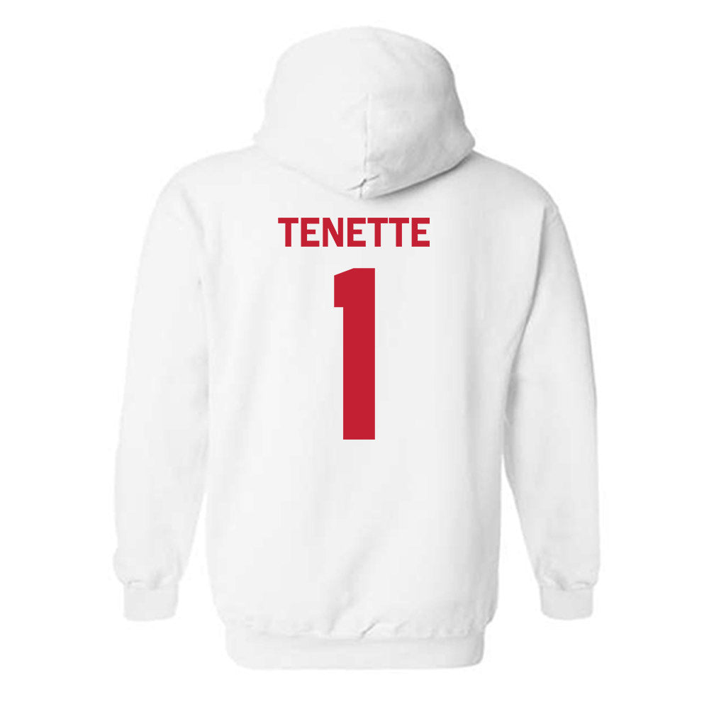 New Mexico - NCAA Men's Basketball : Uriah Tenette - Classic Shersey Hooded Sweatshirt-2