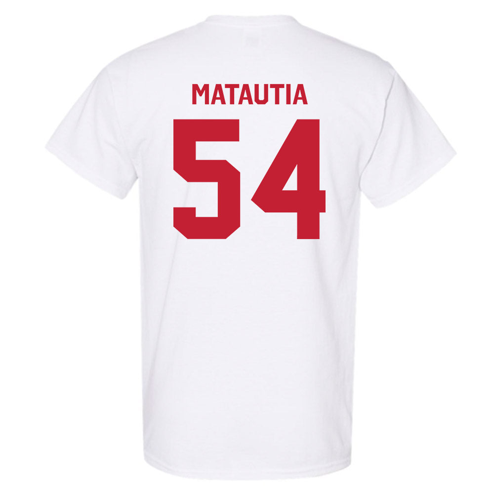 New Mexico - NCAA Football : Jojo Matautia - Classic Shersey T-Shirt-1