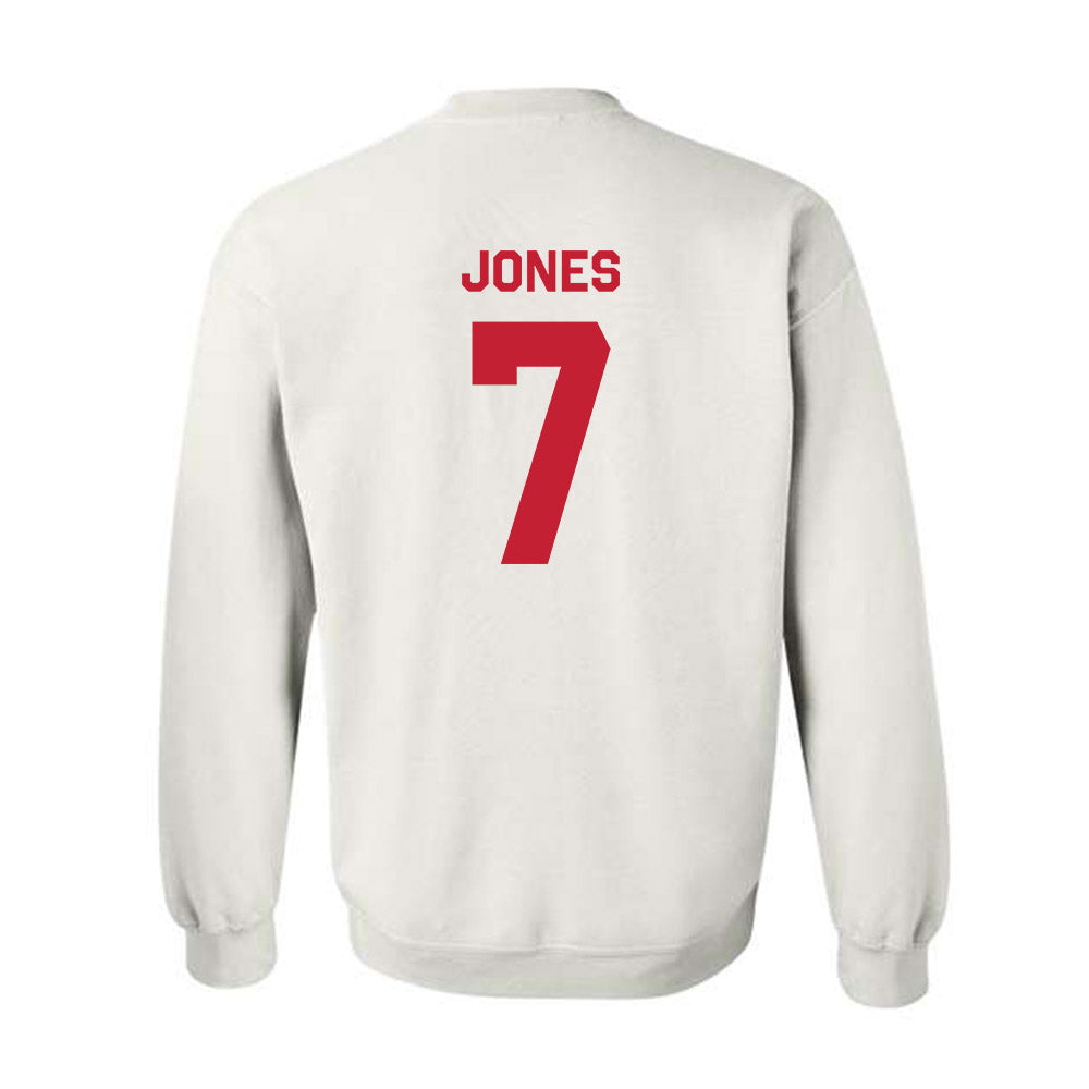 New Mexico - NCAA Men's Basketball : Sir Marius Jones - Classic Shersey Crewneck Sweatshirt-1