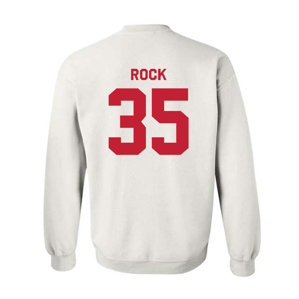 New Mexico - NCAA Men's Basketball : JT Rock - Classic Shersey Crewneck Sweatshirt-1