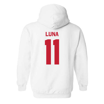 New Mexico - NCAA Men's Golf : Valentin Luna - Classic Shersey Hooded Sweatshirt-1