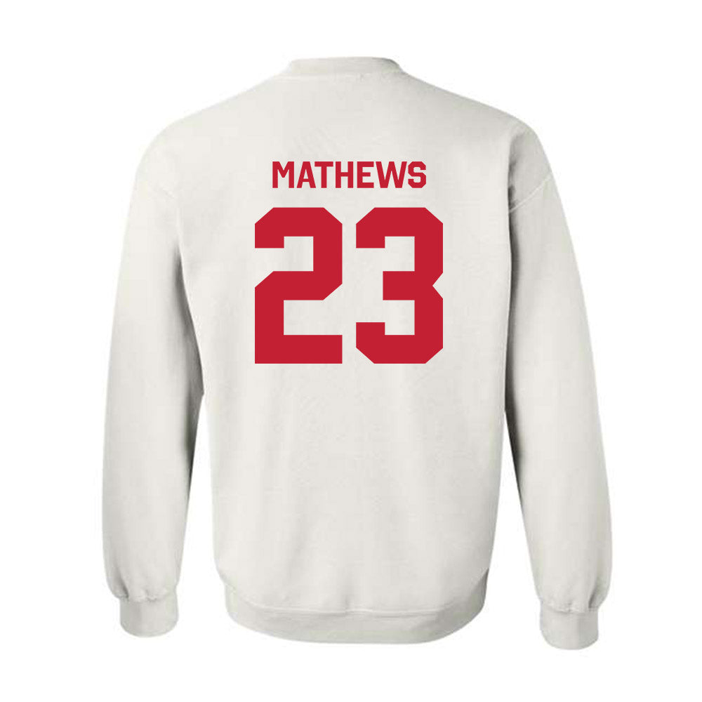 New Mexico - NCAA Football : Cameron Mathews - Classic Shersey Crewneck Sweatshirt-1