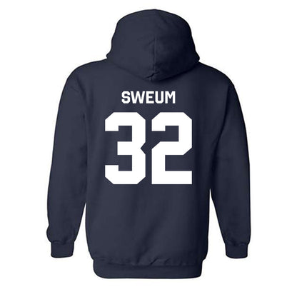 Gonzaga - NCAA Baseball : Karsten Sweum - Classic Shersey Hooded Sweatshirt-1