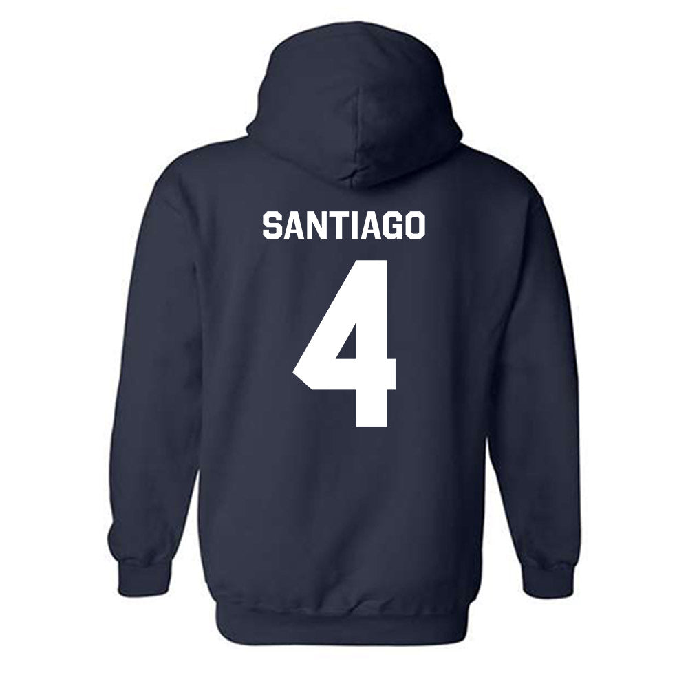 Gonzaga - NCAA Baseball : Kainoa Santiago - Classic Shersey Hooded Sweatshirt-1