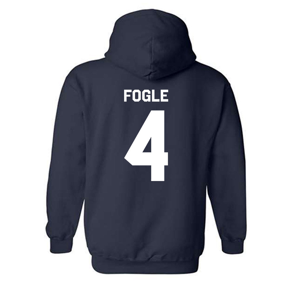 Gonzaga - NCAA Men's Basketball : Davis Fogle - Classic Shersey Hooded Sweatshirt-1
